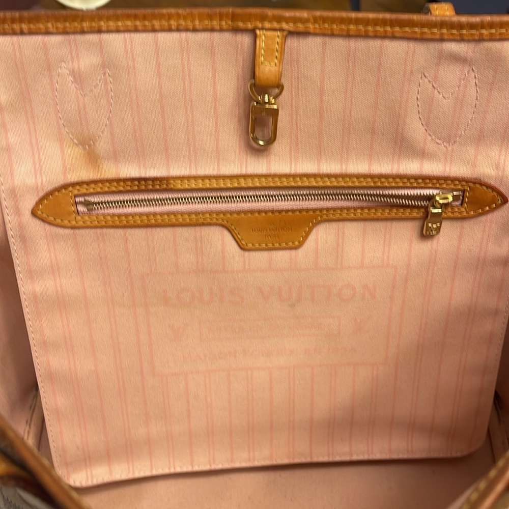 Louis Vuitton Neverfull MM in Damier Azure Ballerine - Picture 4 of 14